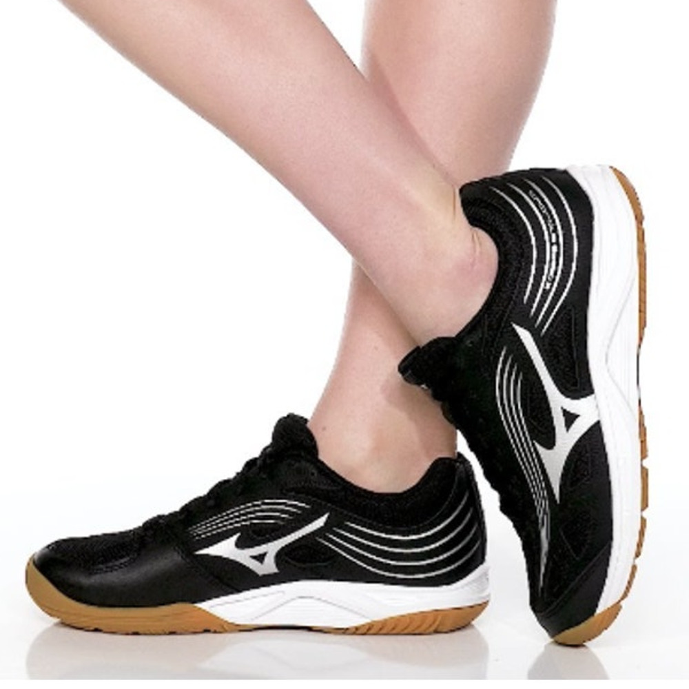 MIZUNO Womens Cyclone Speed 3 Volleyball Shoes Size 7.5 Black Silver NWOB